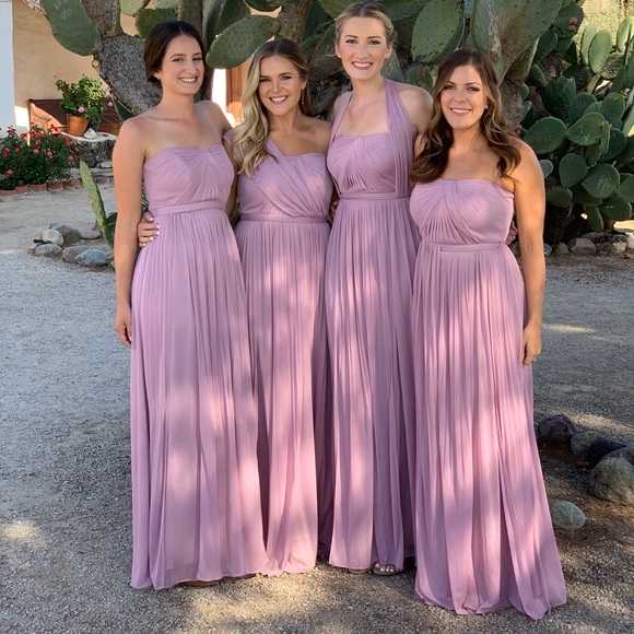 David's Bridal | Dresses | Davids Bridal Strapless Bridesmaid Gown |  Poshmark